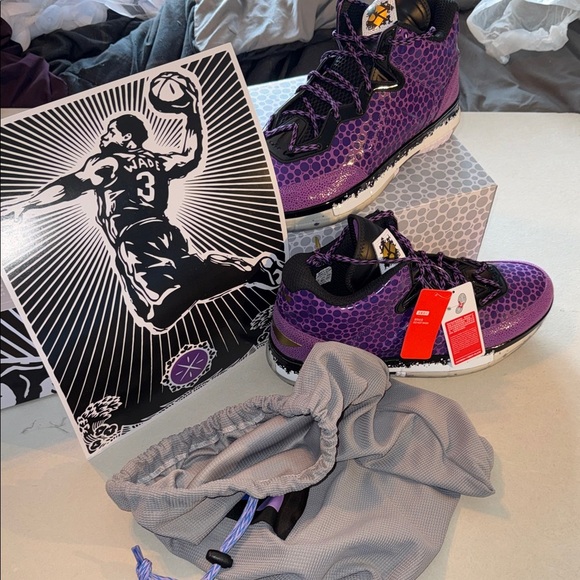 Li-Ling Way of Wade Limited Edition syn Sting Ray skin Purple all star Size 15 - Picture 9 of 16